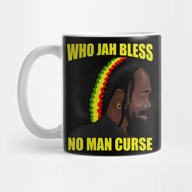 Who Jah Bless Rasta Reggae Rastafari by Merchweaver